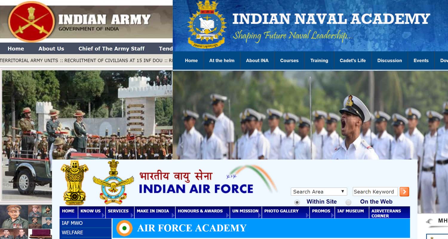 CDS 2016: Join Indian Armed Forces 2 Indian military academy, Indian naval academy, Indian air force academy