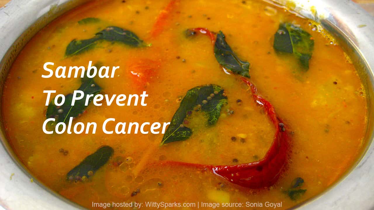 Sambar - Your Defense Against Colon Cancer! 2 Sambar To Prevent Colon Cancer