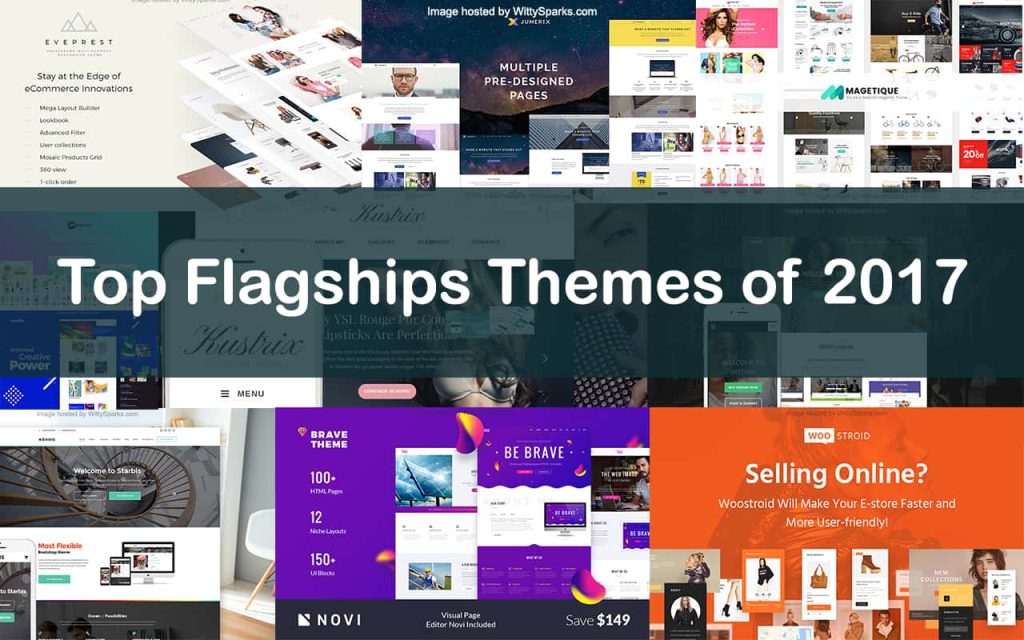 Top flagship WordPress and Joomla themes