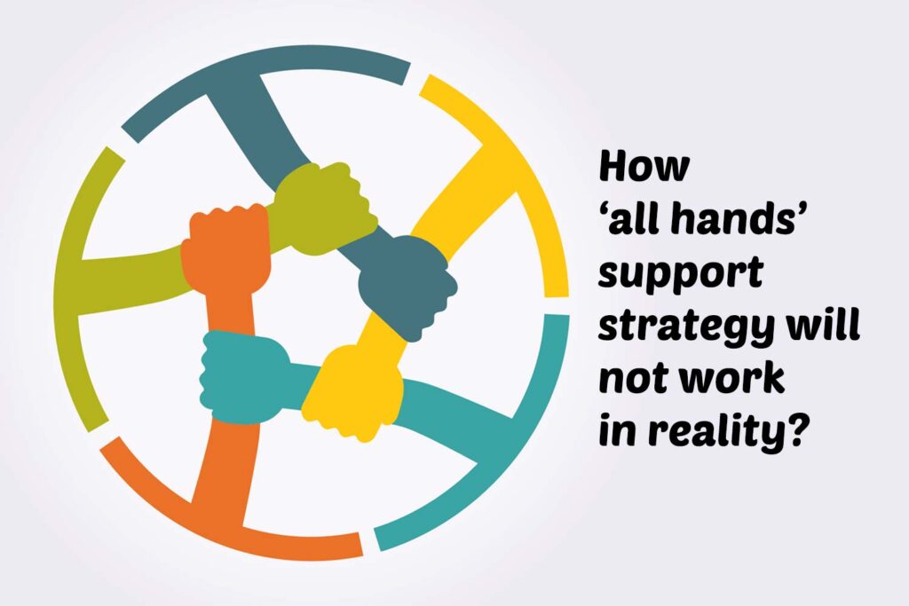 Why all hands support will not work in business