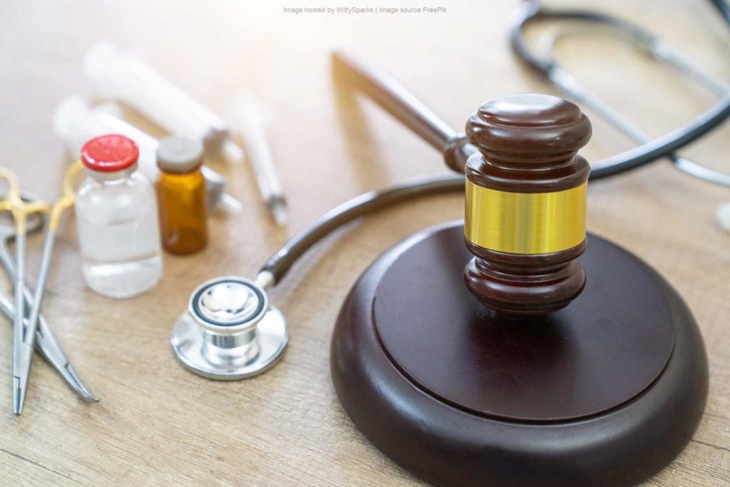 Medical Malpractice - Gavel and Stethoscope