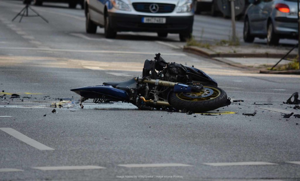 Motorcycle accident