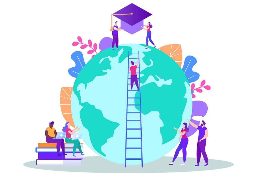 Distance education or study in abroad