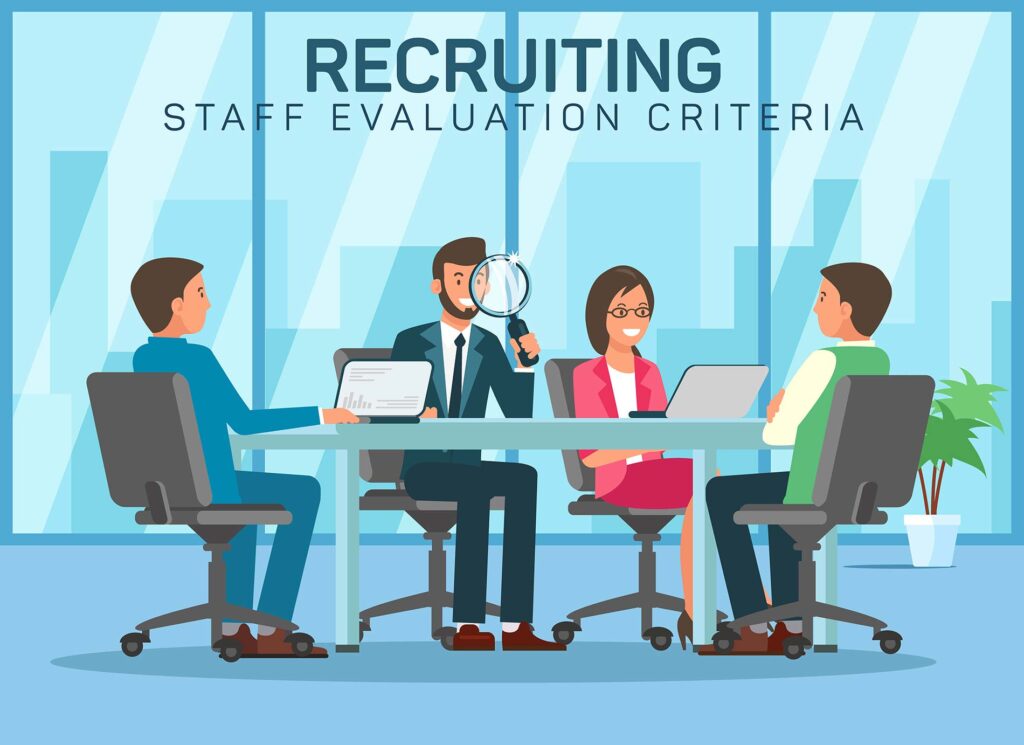 Staff evaluation criteria - Recruiting