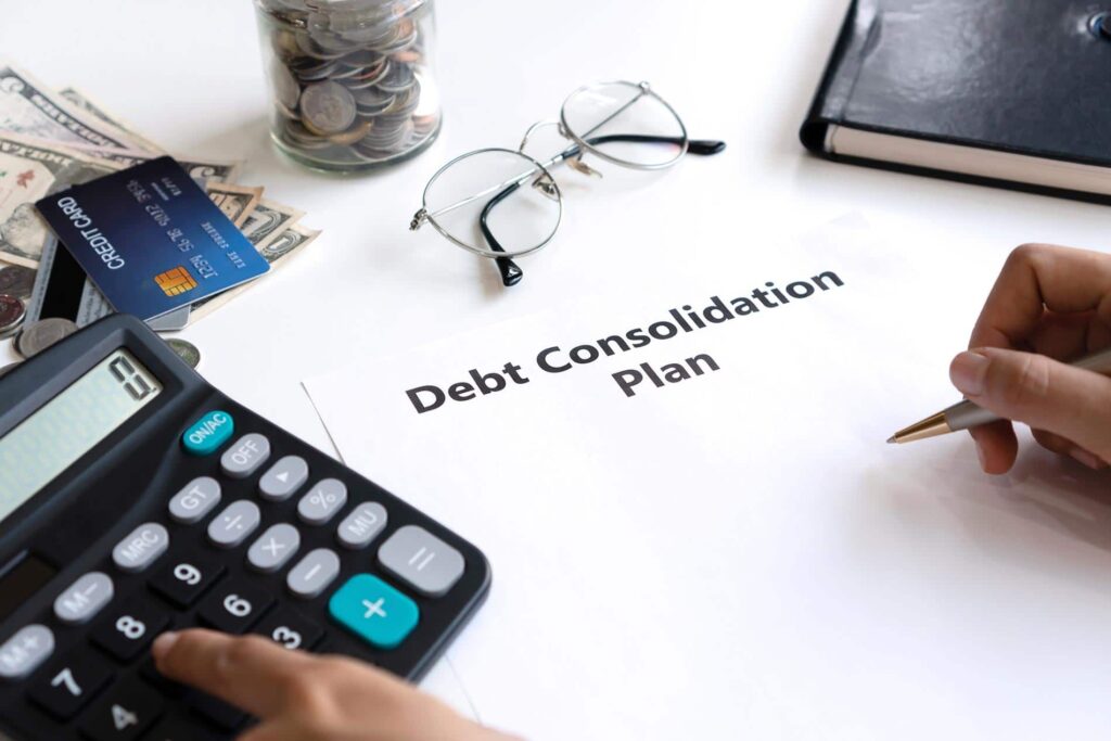 Work on Debt Consolidation Plan
