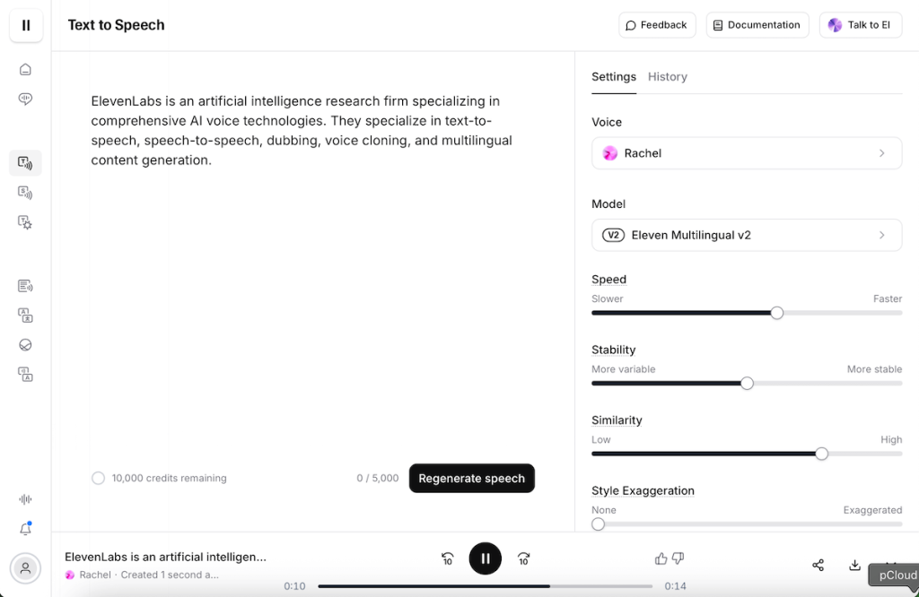 ElevenLabs - Text to Speech AI VoiceOver generation