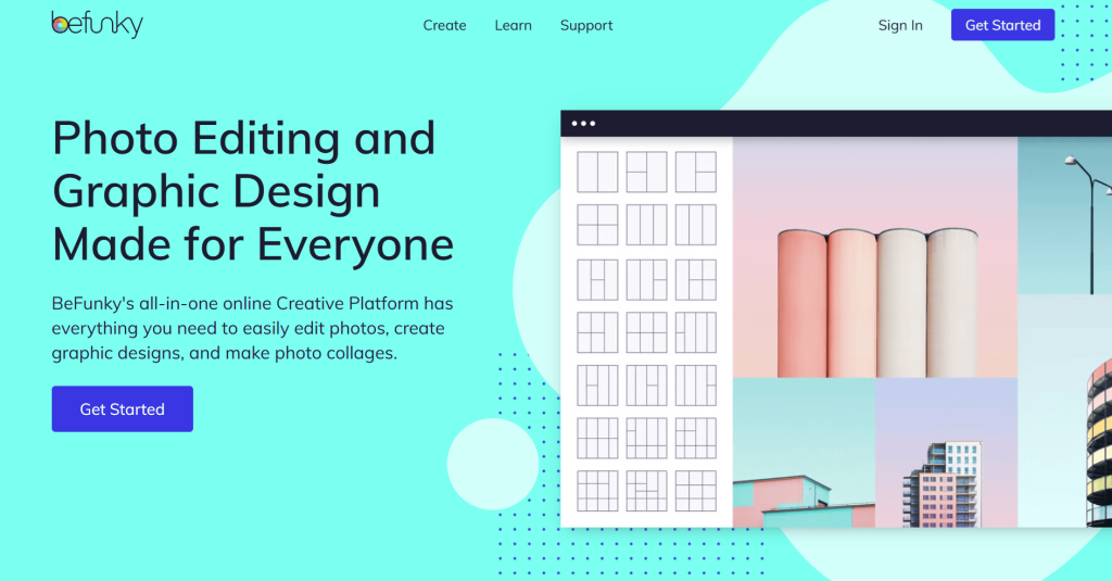 Top 12 Canva Alternatives, Hand-picked For You! (Free & Paid) 13 Befunky landing page