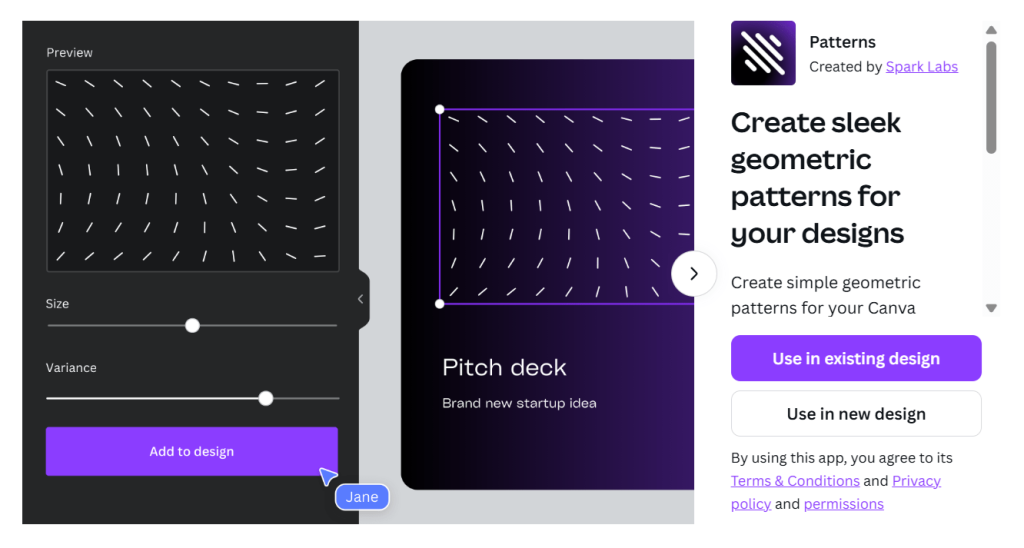 Canva App - Geometric Patterns