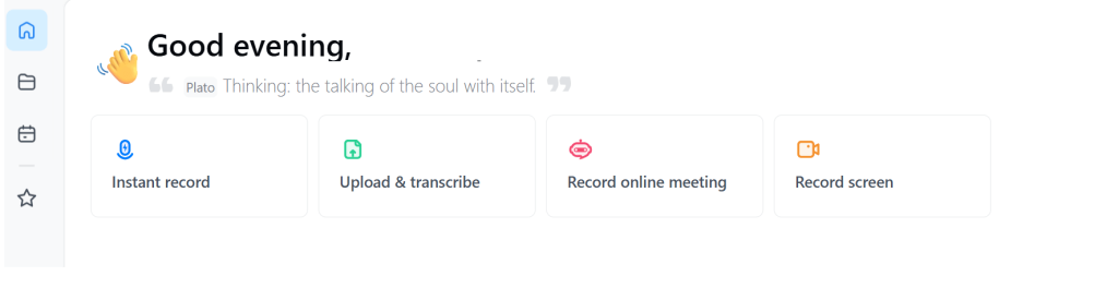 Notta core features