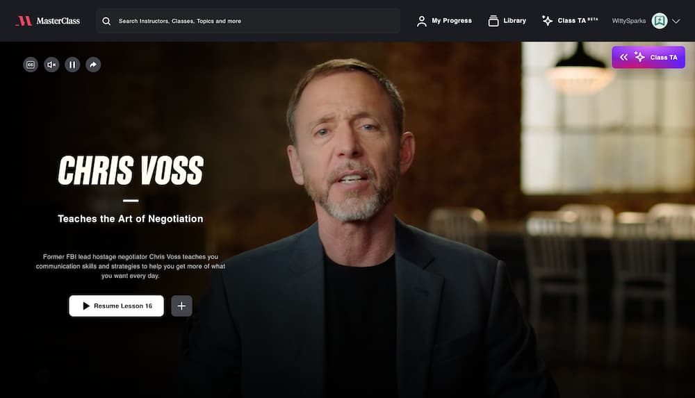 Chris Voss Teaches the Art of Negotiation