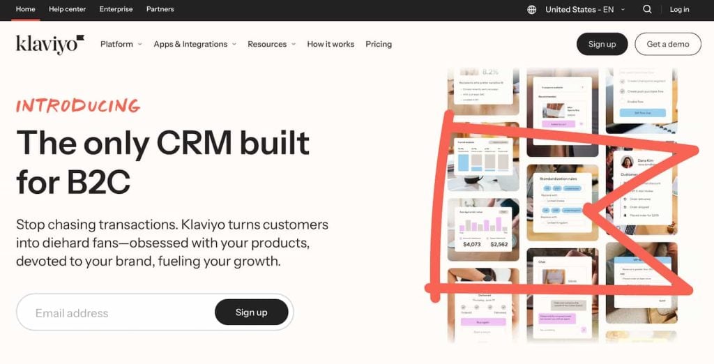 Klaviyo CRM built for B2C