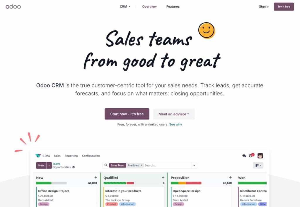Odoo CRM