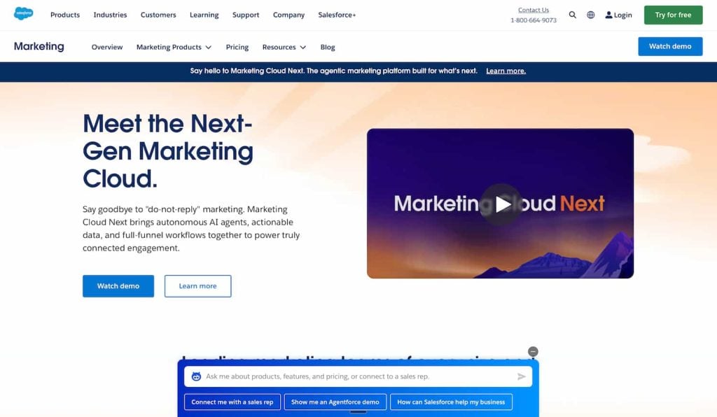 Salesforce Next-Gen Marketing Cloud