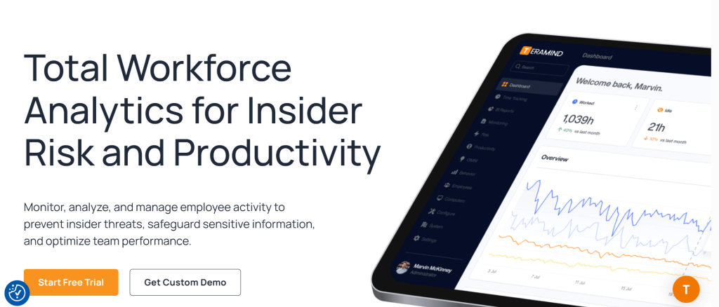 Teramind - Monitor, analyze and manage employee activity.