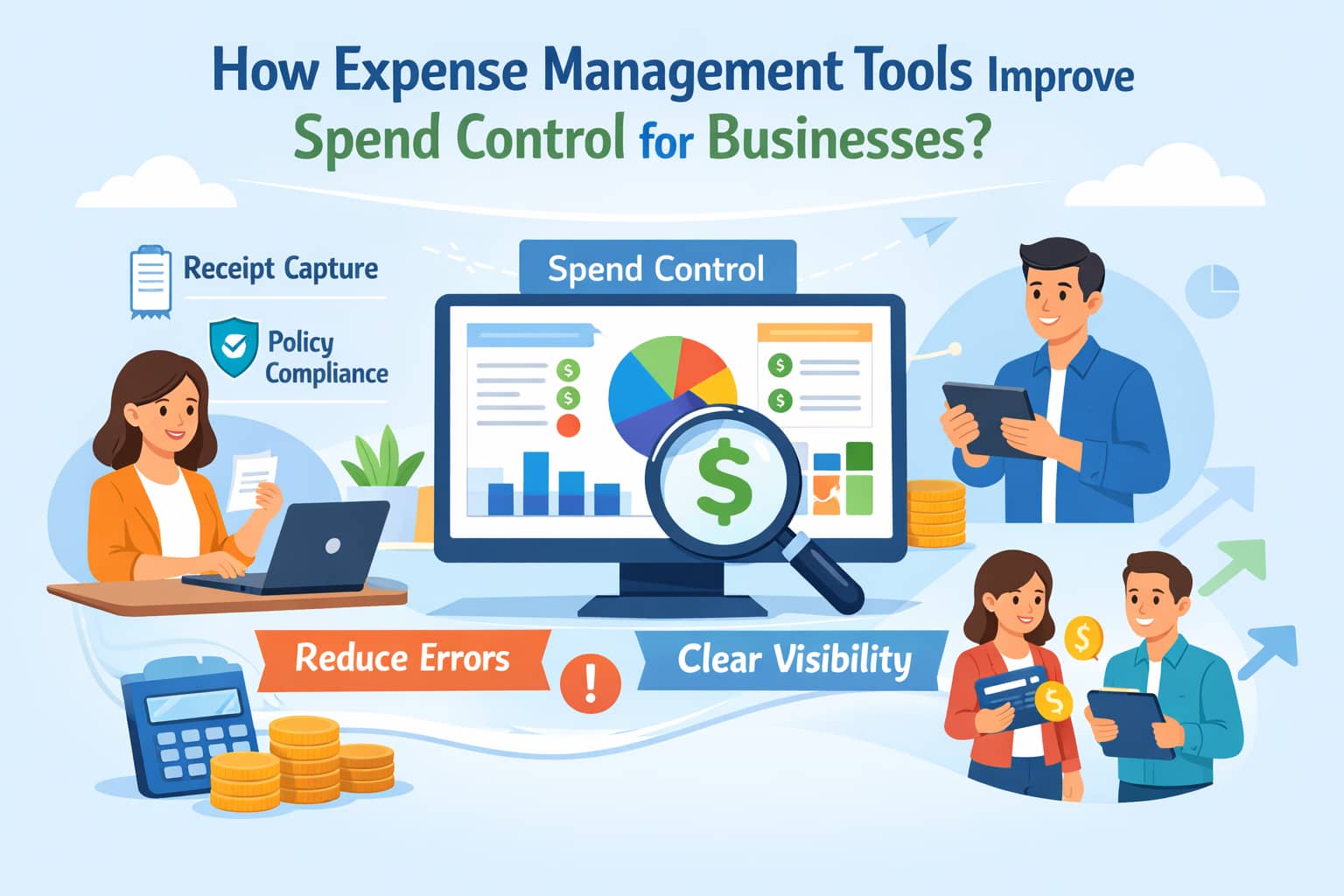 How Expense Management Tools Improve Spend Control for Businesses? 2 Improve spend control for businesses with expense management tools
