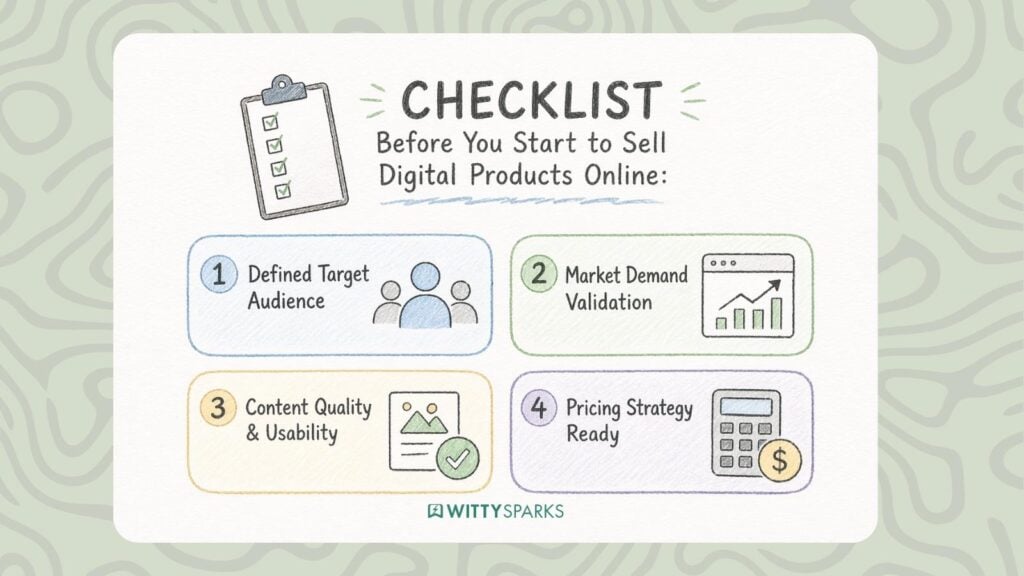 How to Sell Digital Products Online in 2026? 3 Checklist to sell digital products online
