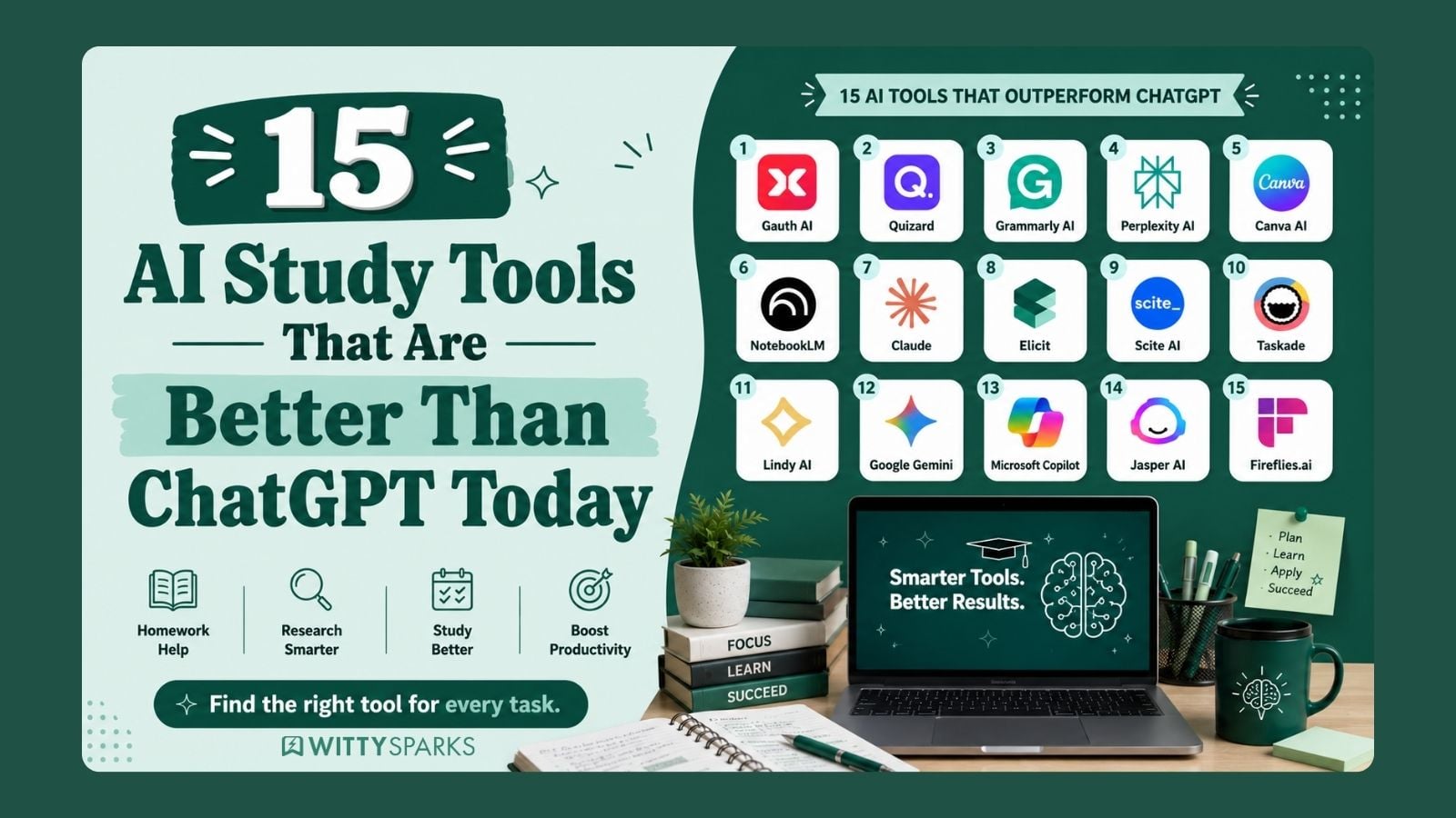 15 AI Study Tools That Are Better Than ChatGPT Today 2 List of AI study tools