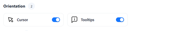 How to Make Your WordPress Website Accessible (Using One Accessibility Plugin)? 10 Orientation settings: Cursor and tooltips