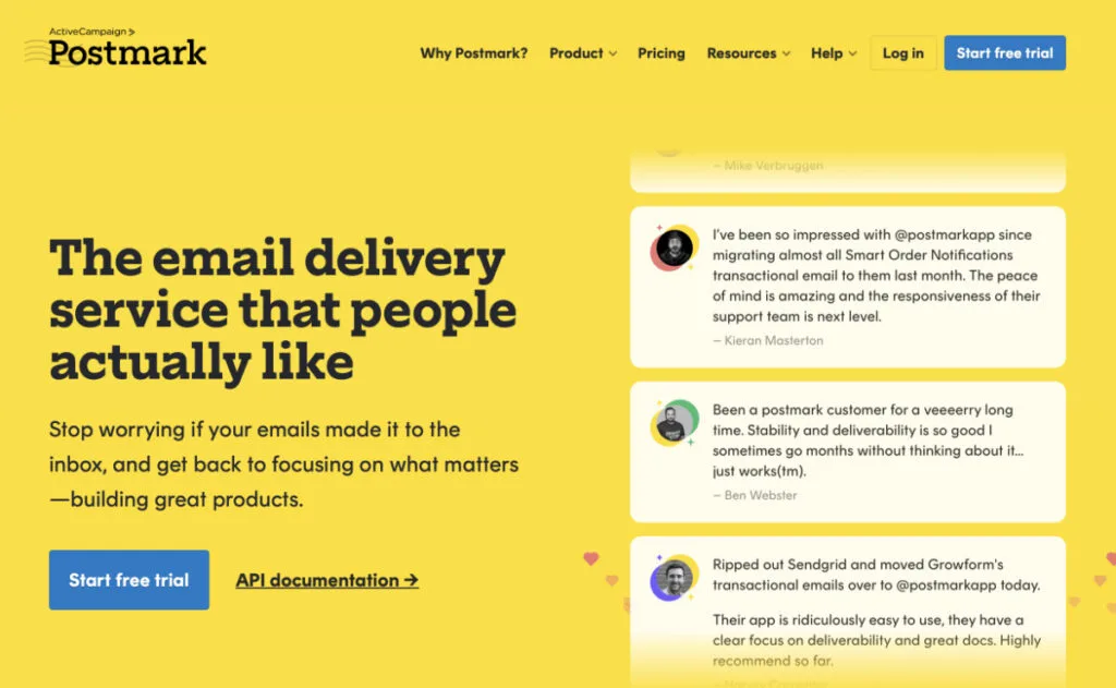 Mailtrap vs SendGrid vs Postmark: Best Transactional Email API in 2026 5 Postmark Email API Service